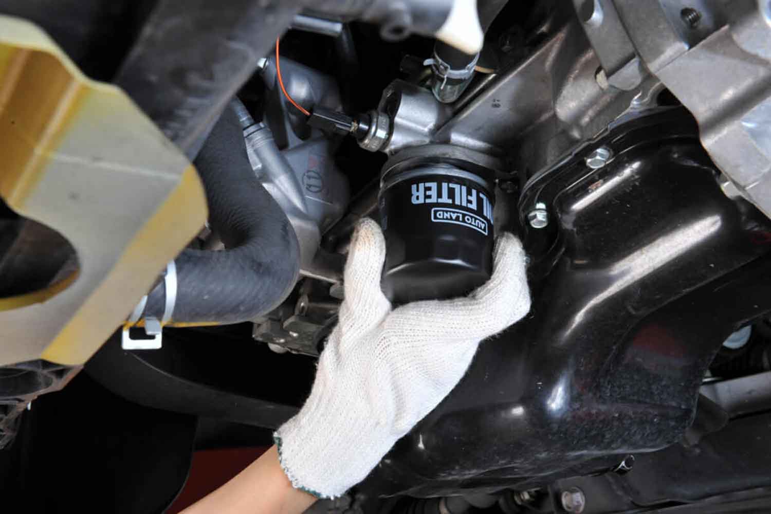 オイルフィルターの交換