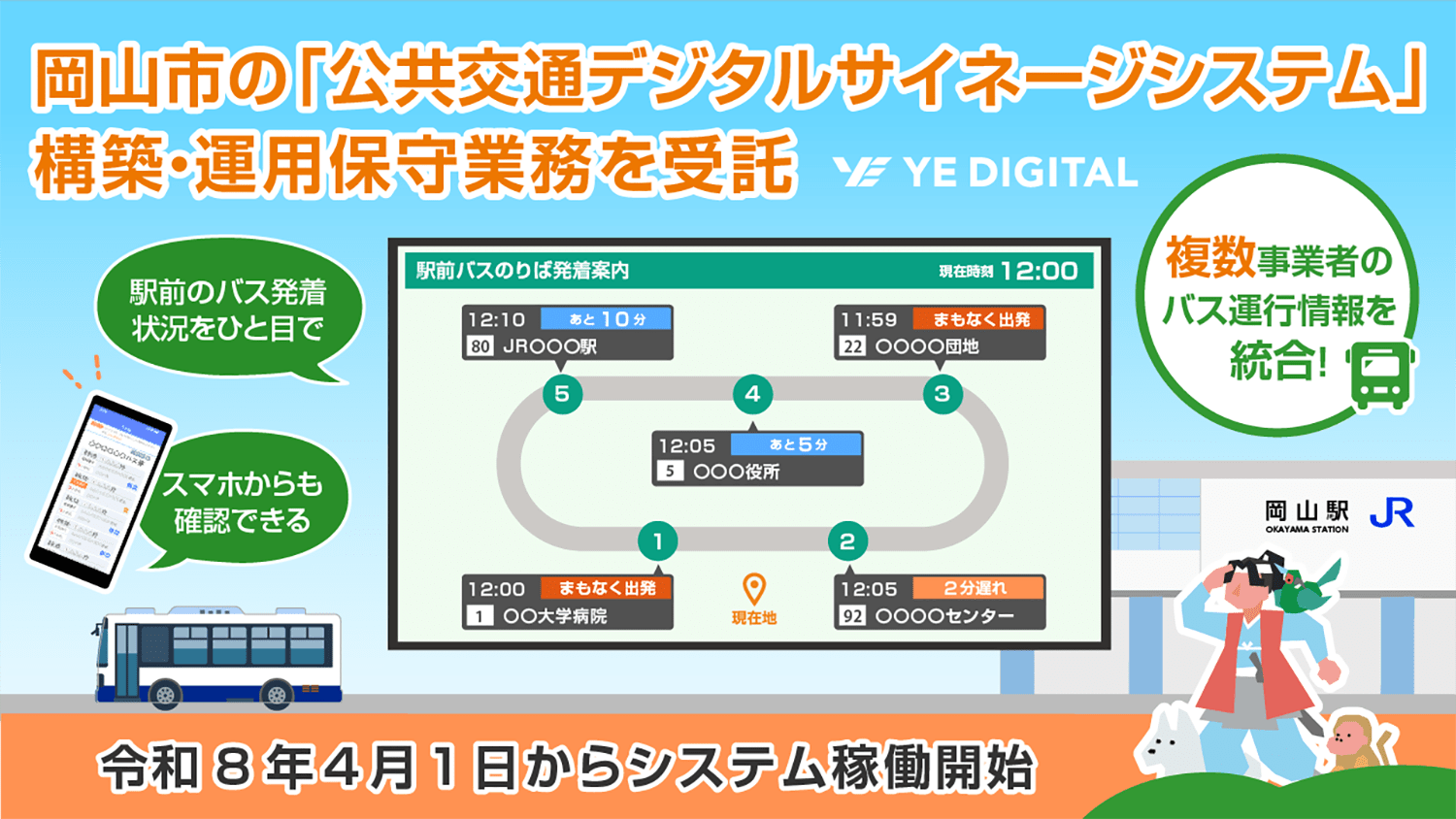 最新のスマートバス停は地域の情報発信拠点になっていた 〜 画像8