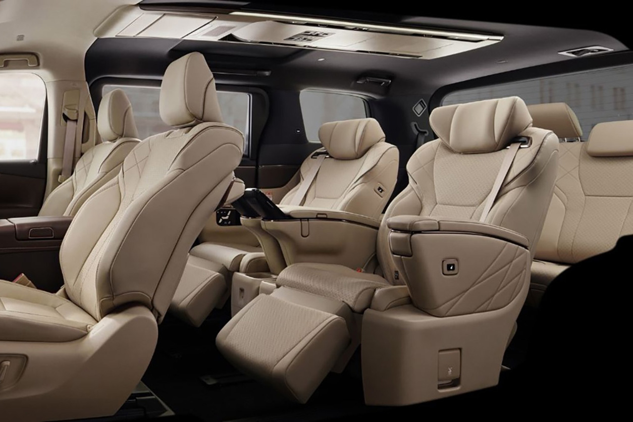 トヨタ・アルファードのシートレイアウト