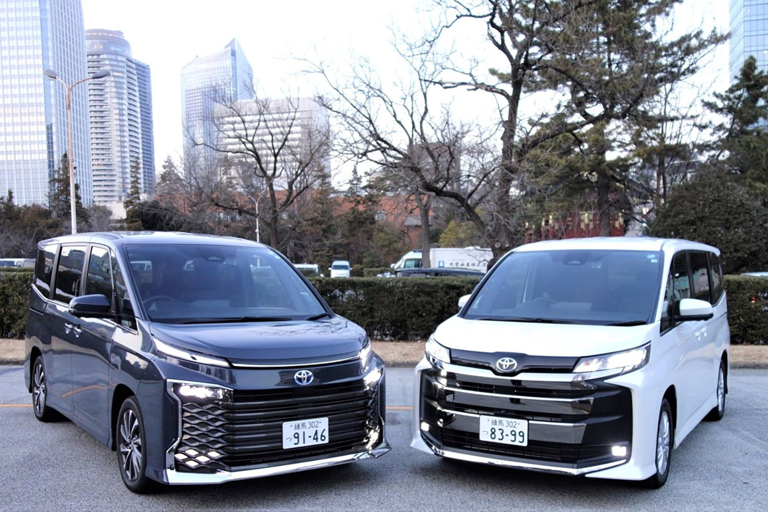 トヨタ・ヴォクシーとノアのフロントスタイリング