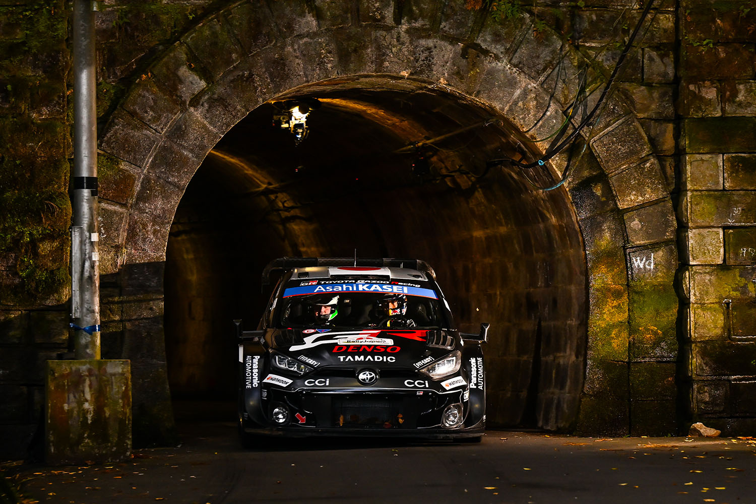 勝田選手がドライブするGRヤリス・ラリー1