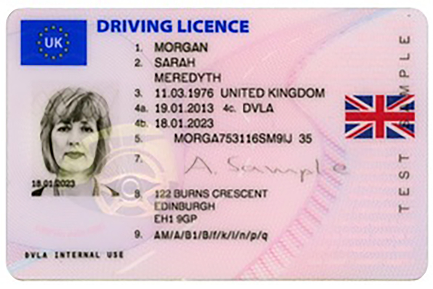 イギリスのドライビングライセンス