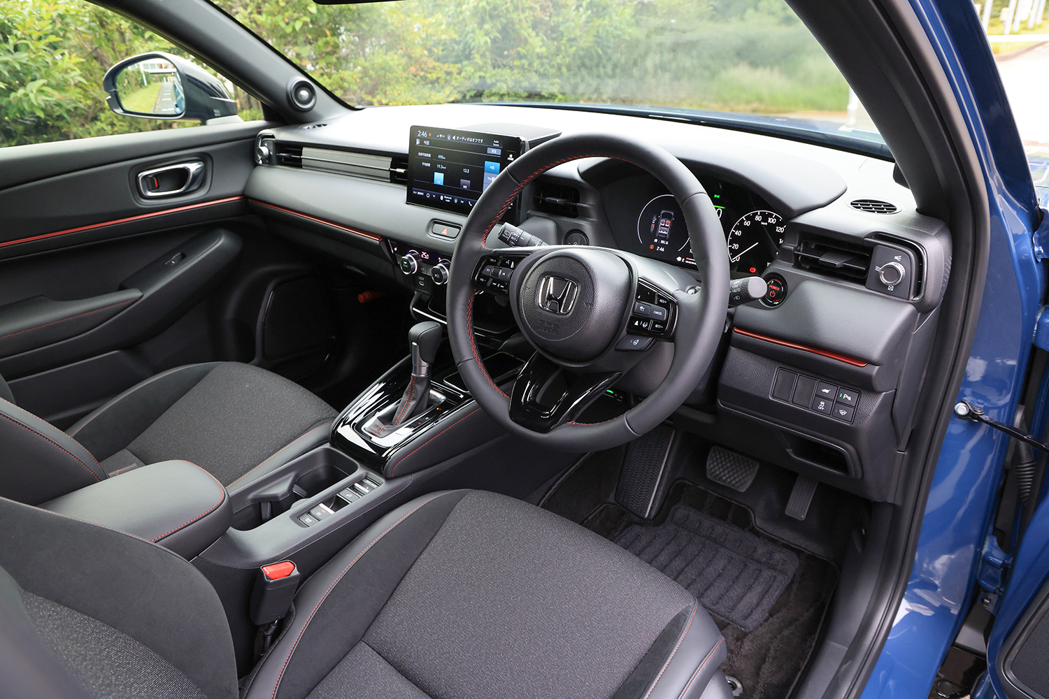 ホンダ・ヴェゼルe:HEV RSのインテリア