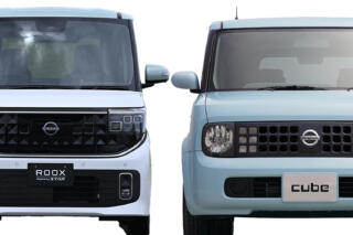 新型ルークスと2代目キューブを比べてみたら箱感もマスクもコンセプトまでもそっくりだった