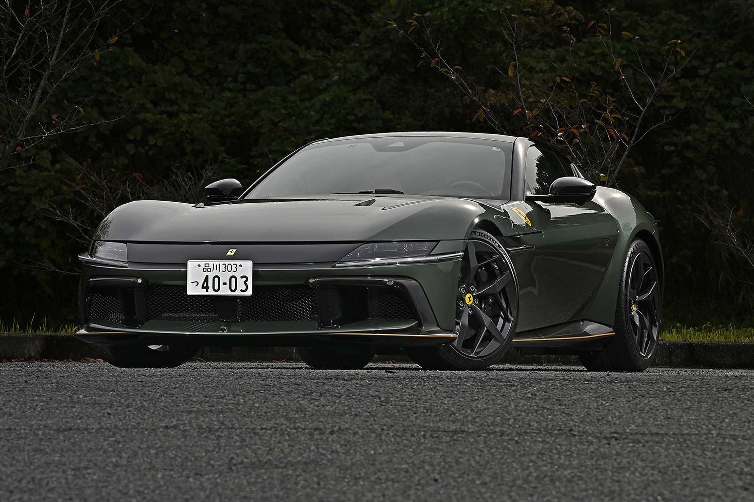 フェラーリ・ドーディチ・チリンドリのフロントスタイリング