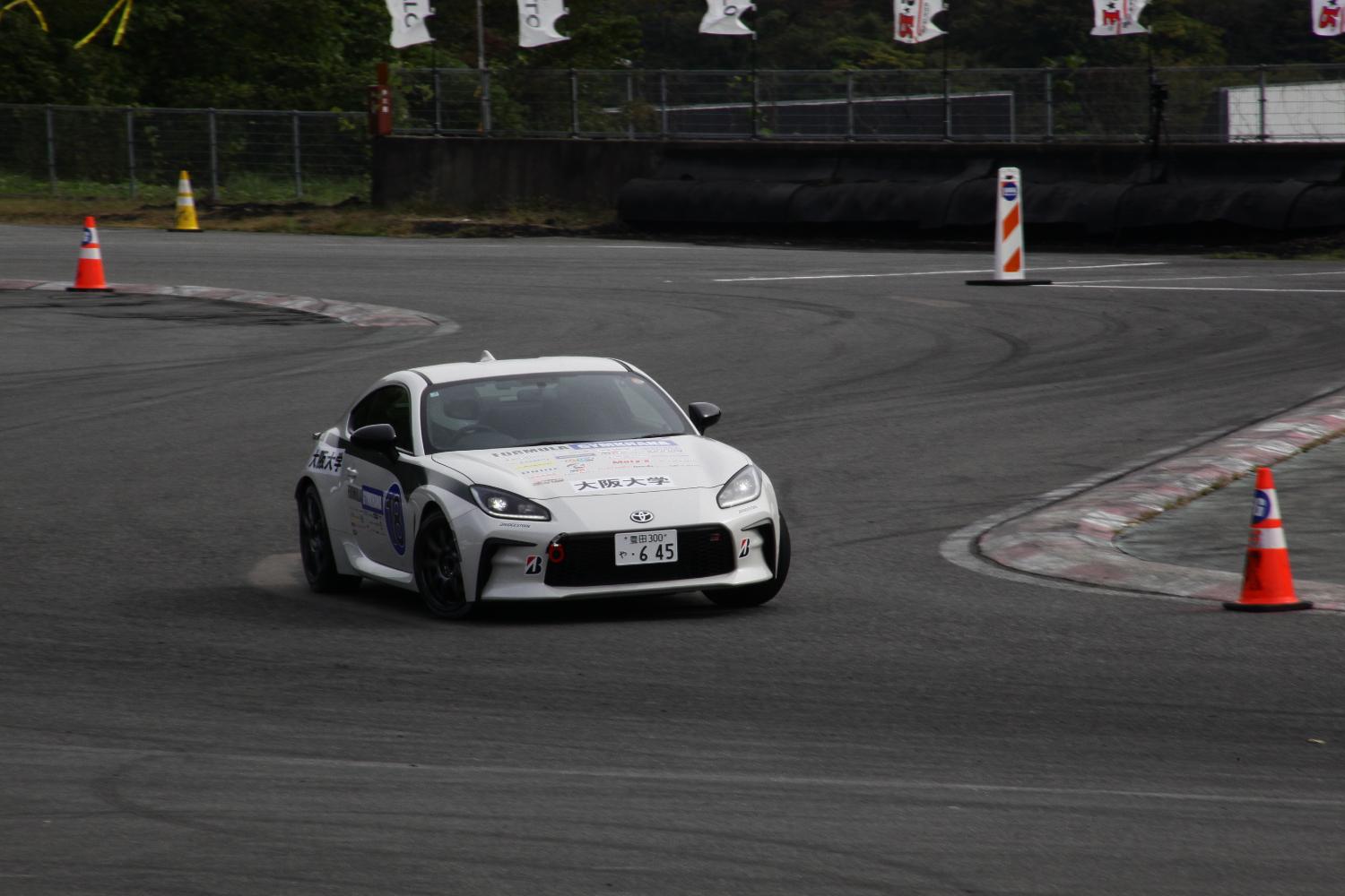 大阪大学の走行の様子