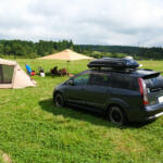 【画像】超希少なトミマキ仕様のエボVIでキャンプだと!?　個性豊かなモデルが大集合した「スターキャンプ2025 in 朝霧高原」で感じた三菱愛 〜 画像30