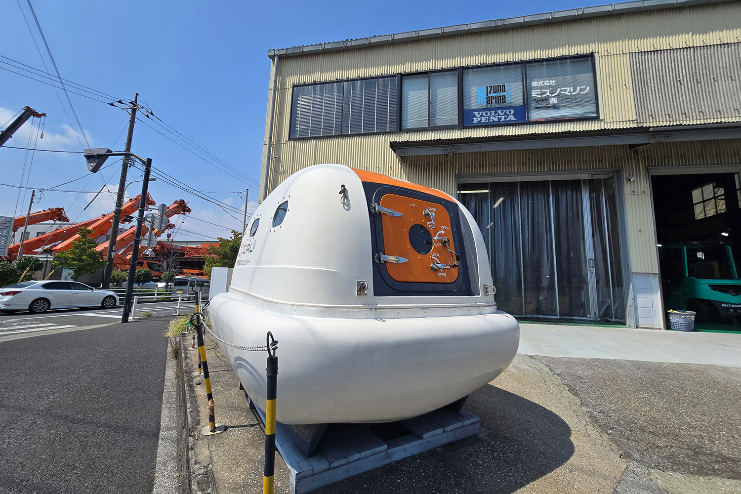 京浜工業地帯に点在する埠頭のひとつ「京浜島」