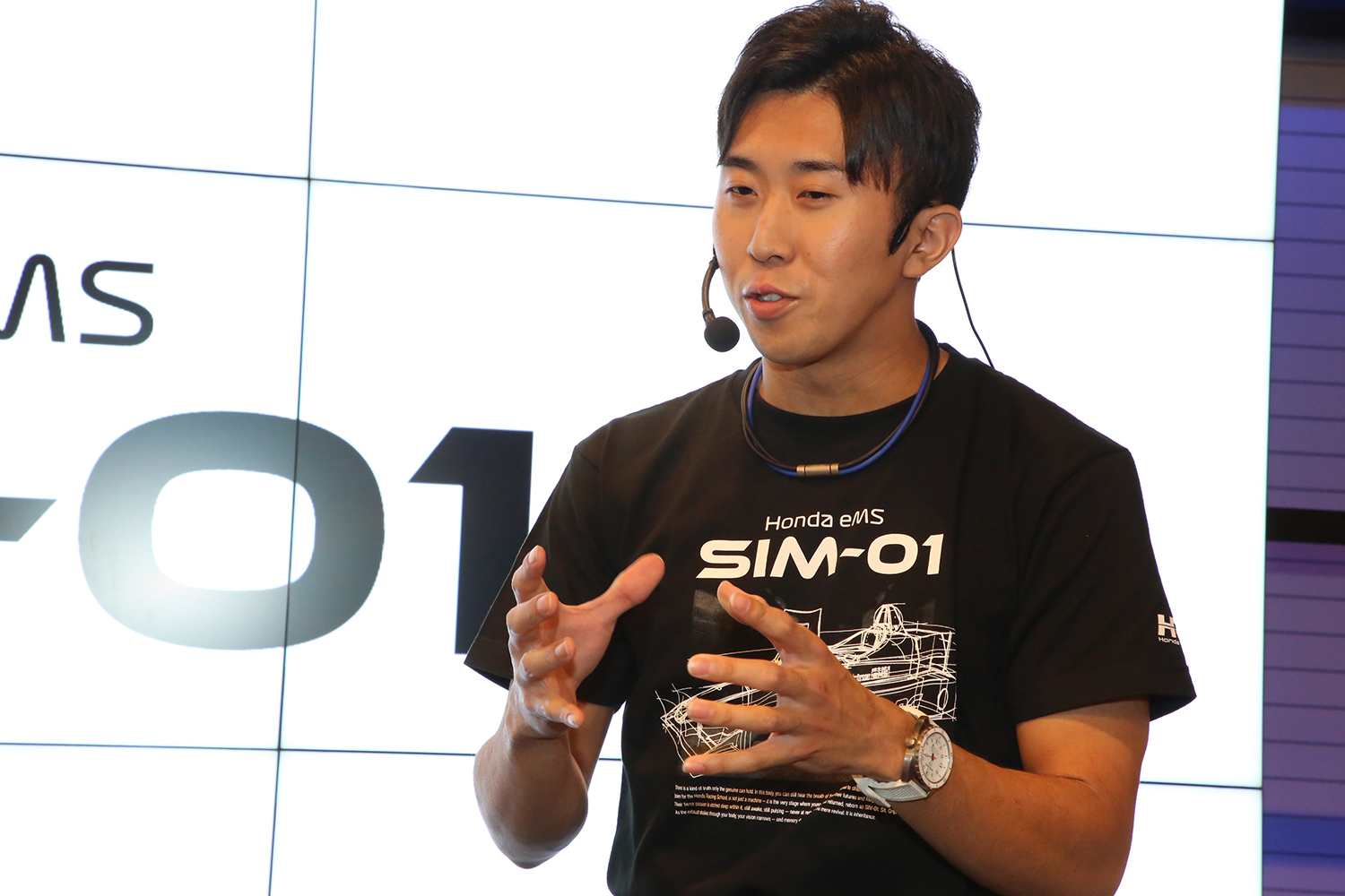 eMS SIM-01について語る小出 峻選手 〜 画像16