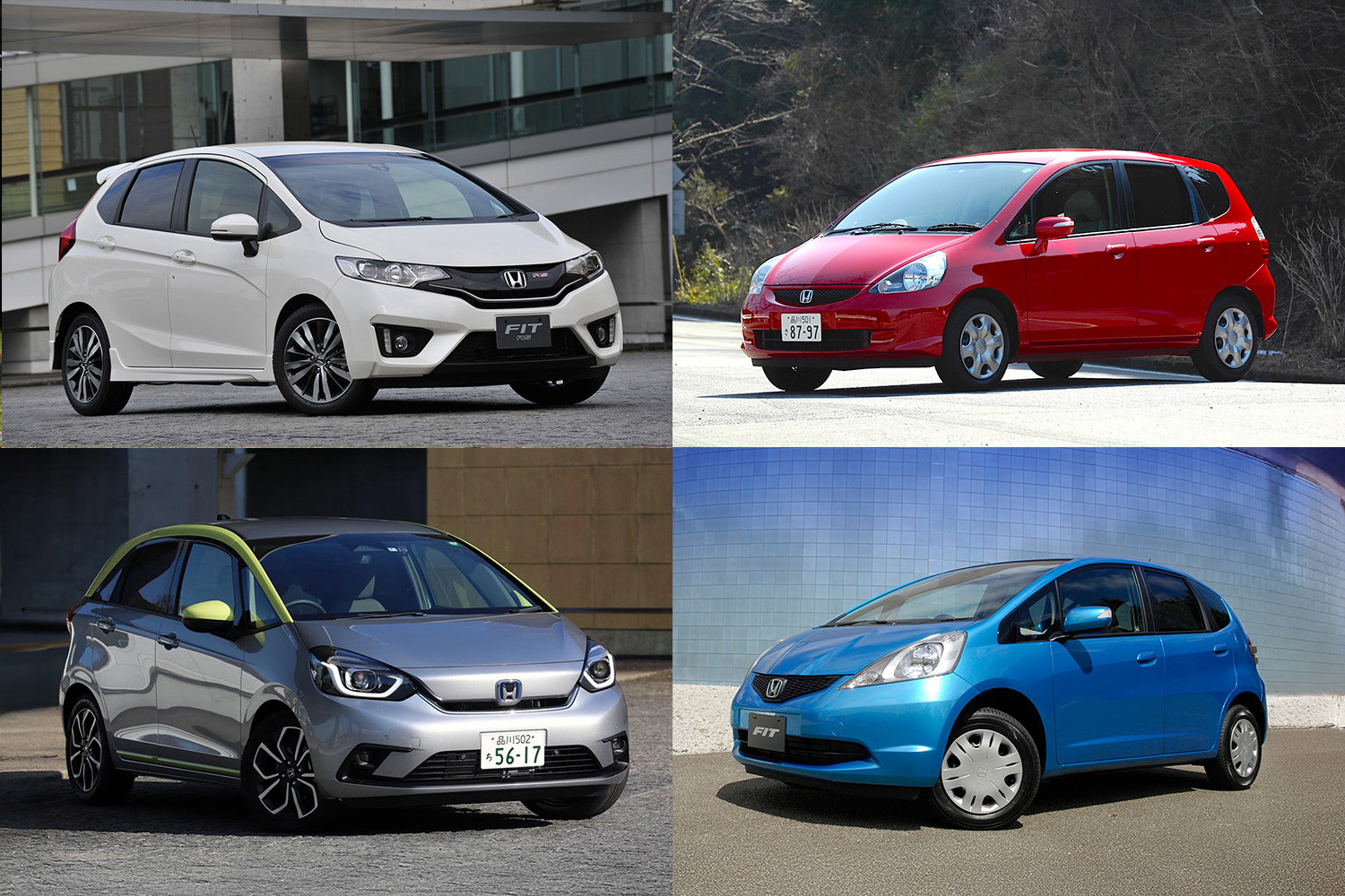 今まで歩んできた「フィット」の歴史を初代から現行型までプレイバック