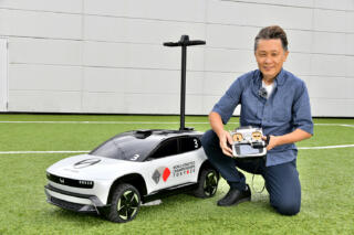 世界陸上で活躍した「Honda 0 RC」の操縦を桂 伸一さんが体験