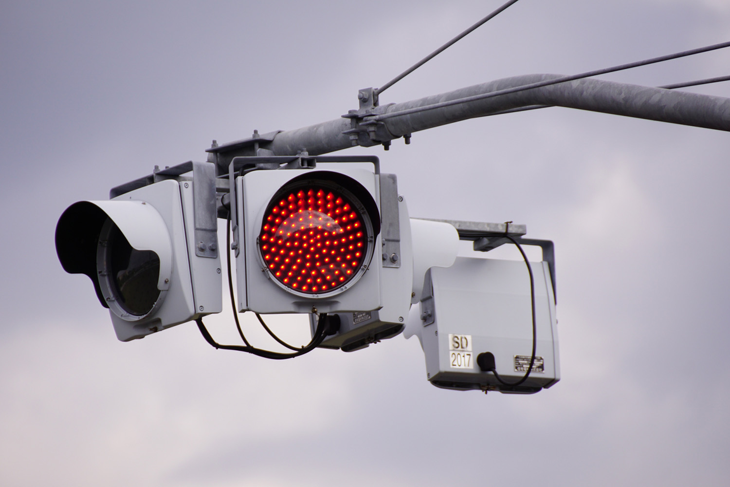 一灯式信号機のイメージ