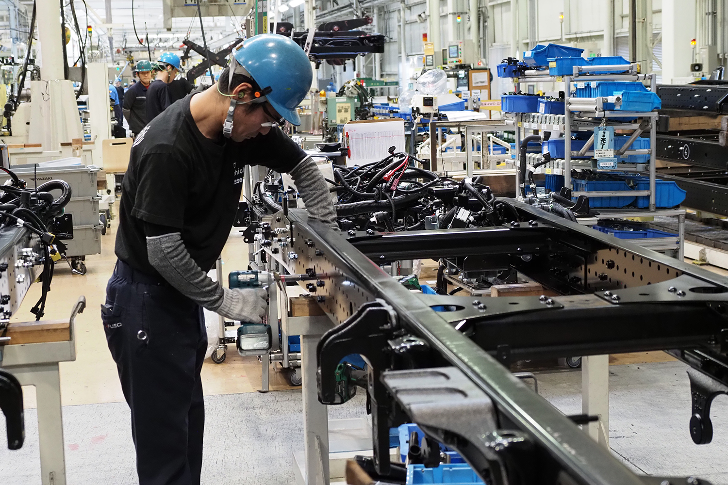 三菱ふそうがeキャンターの混流生産設備とバッテリー再利用戦略を公開 〜 画像6