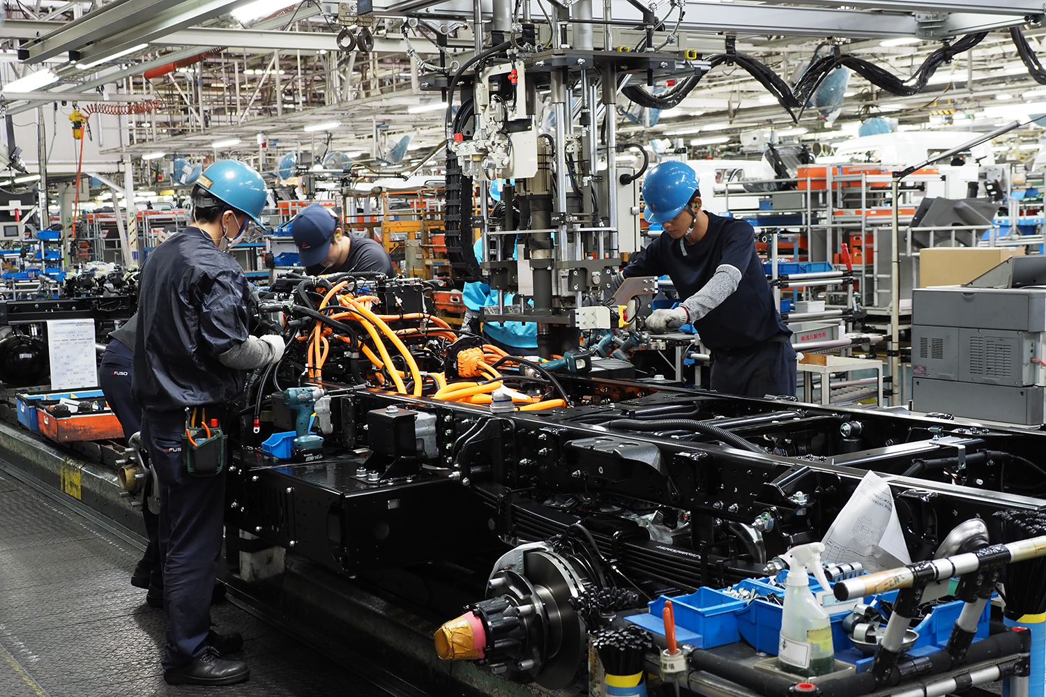 三菱ふそうがeキャンターの混流生産設備とバッテリー再利用戦略を公開 〜 画像10