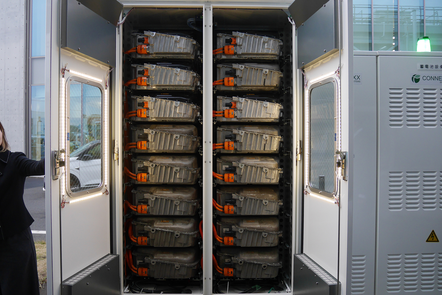 EnePondを構成するeキャンターの使用済みバッテリー 〜 画像24