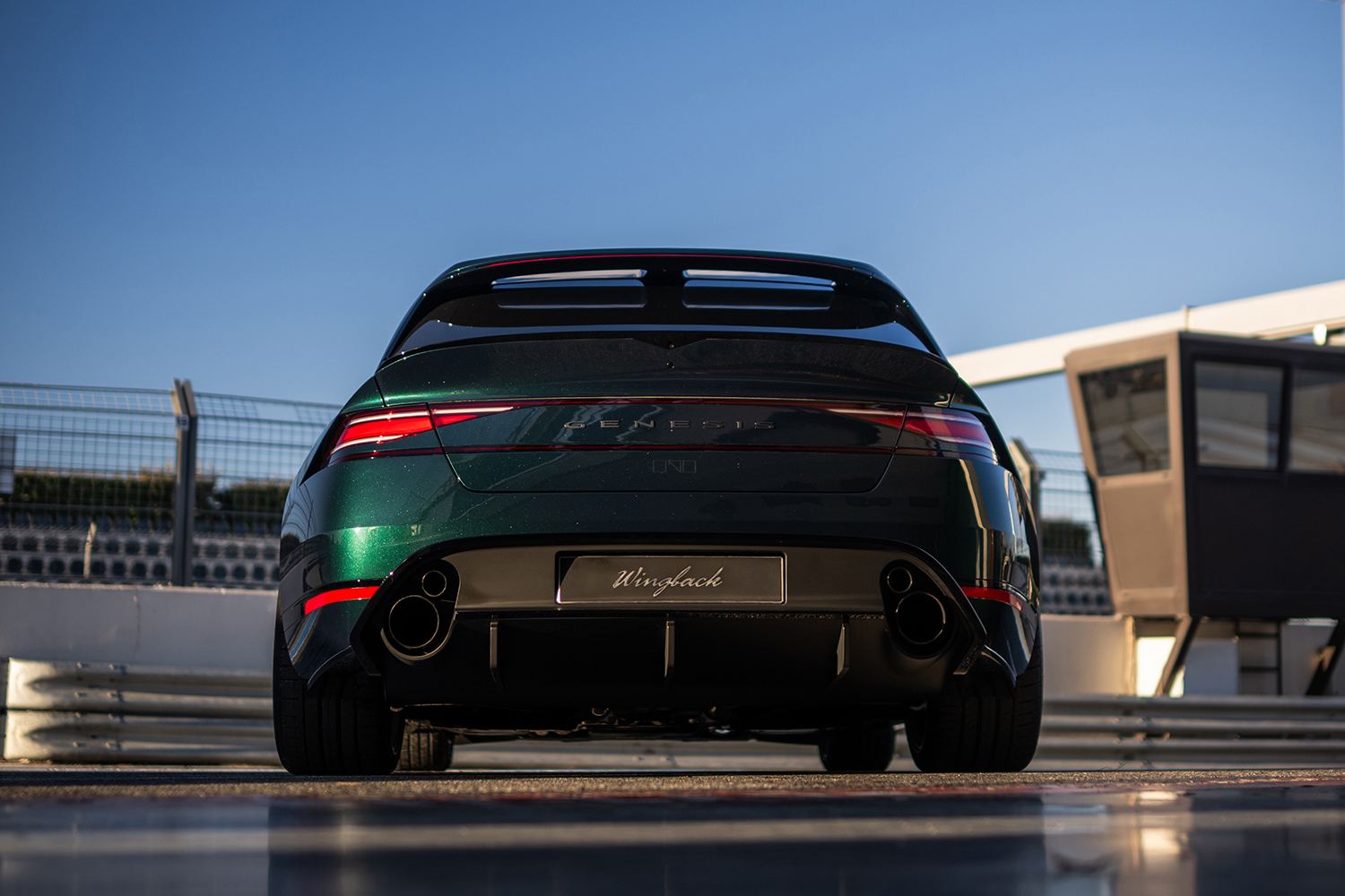 ジェネシスG90 ウィングバックコンセプトのリヤセクション