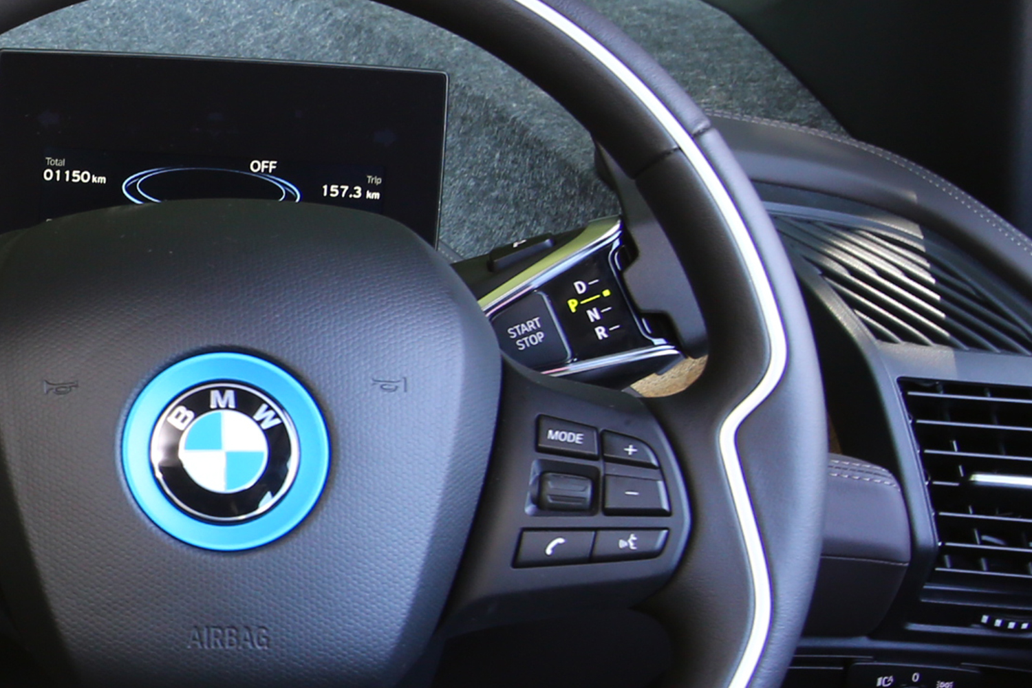 BMW i3のシフトレバー 〜 画像7