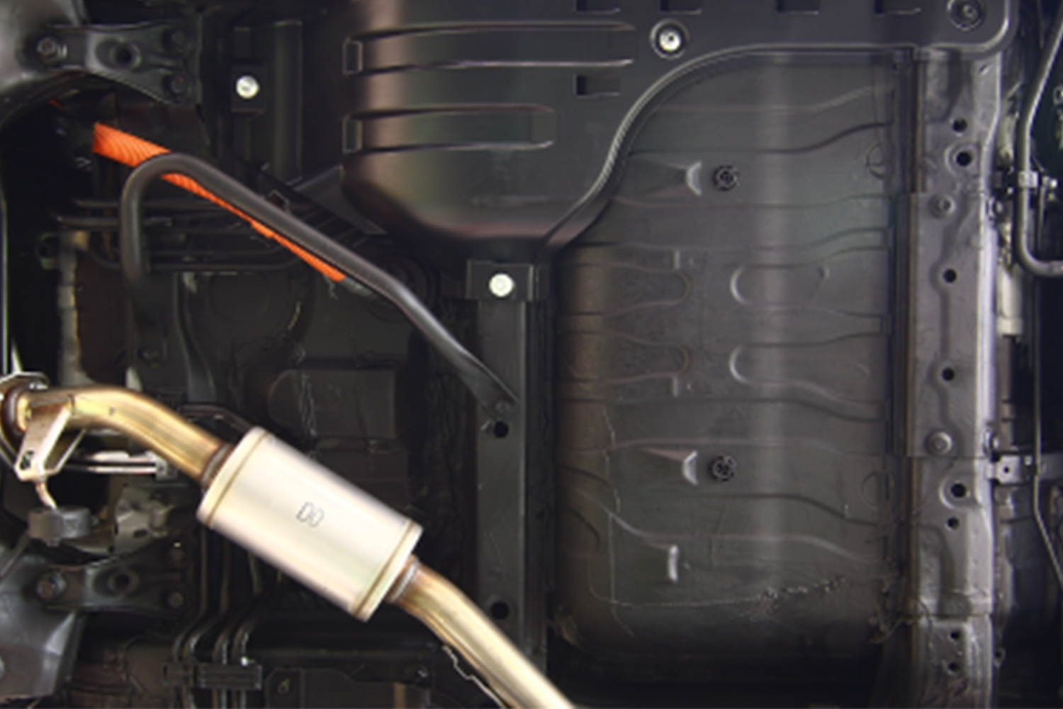 シャシーブラックを噴いたイメージ