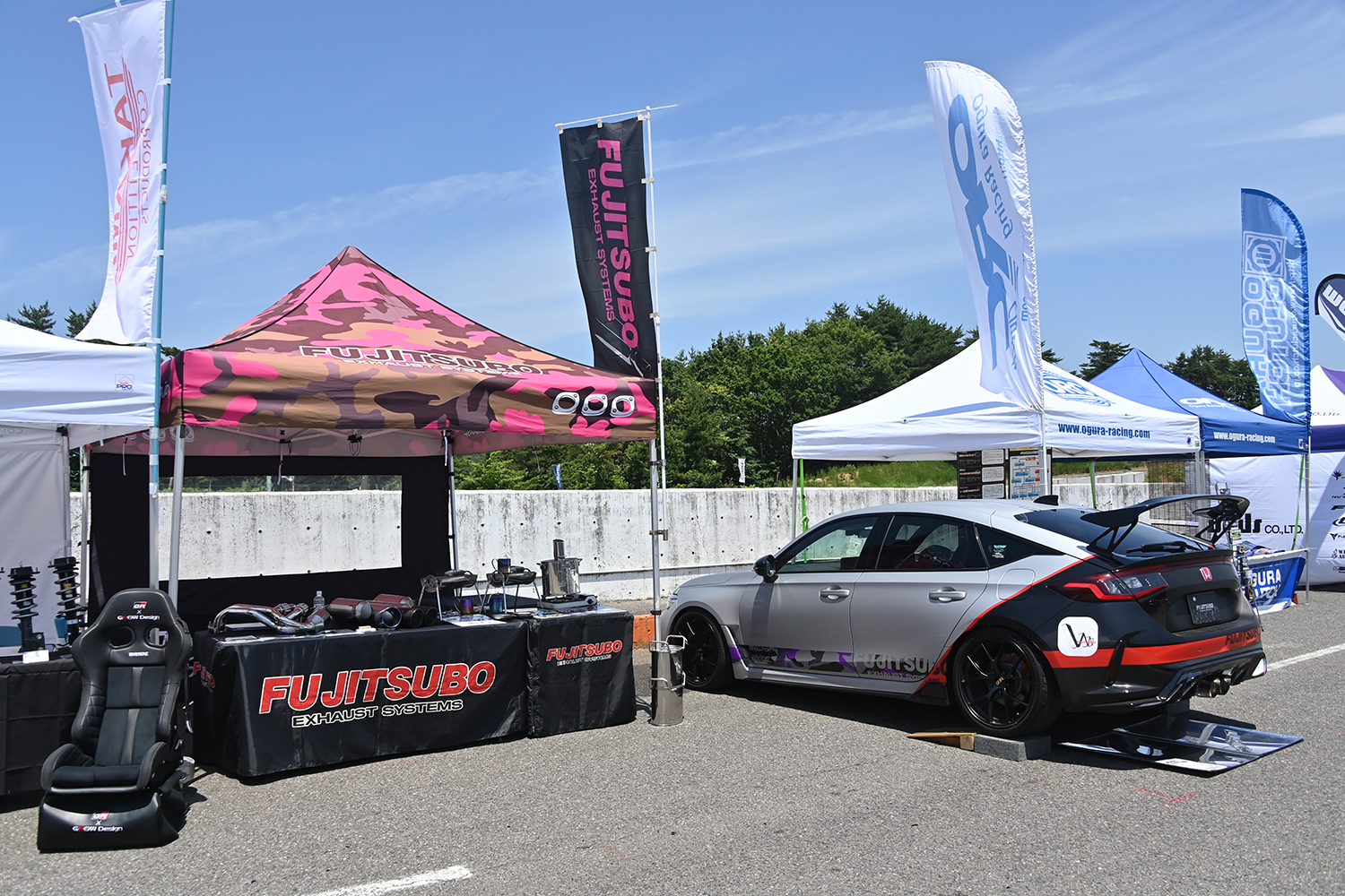フォーミュラジムカーナに出展したフジツボブース 〜 画像22