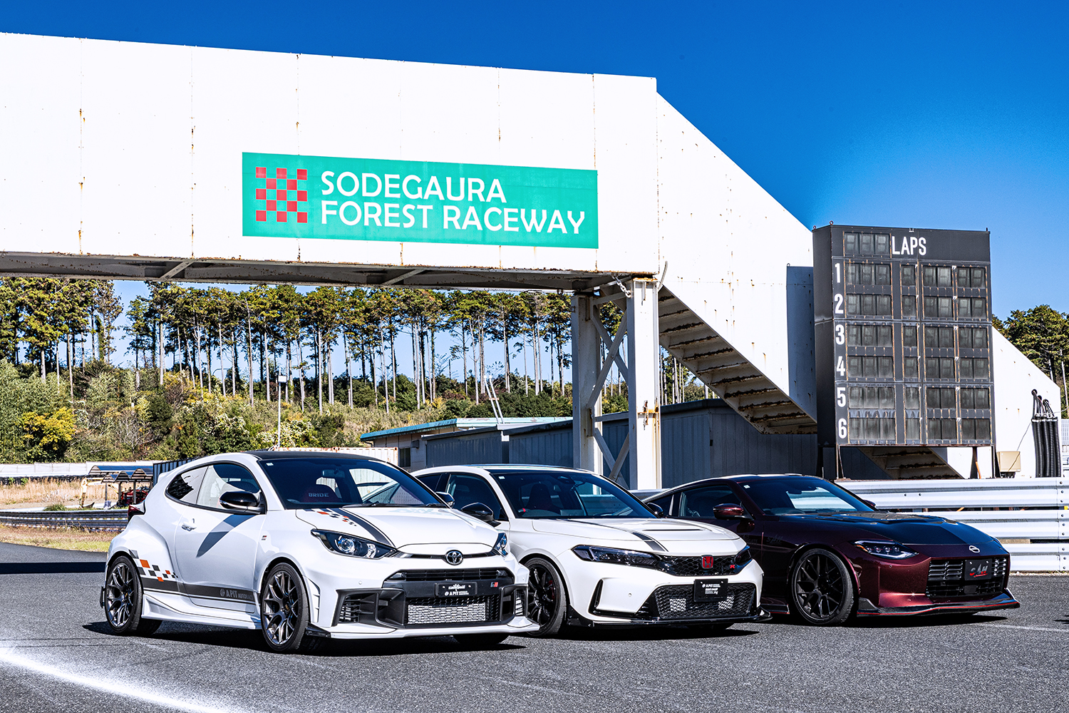 A PIT東雲とSA浜松のデモカー