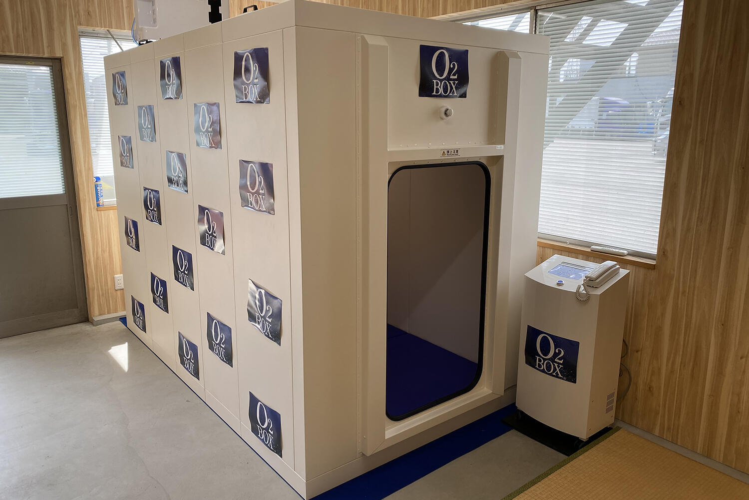 酸素カプセルがトラックドライバーたちの間でブームになっていた