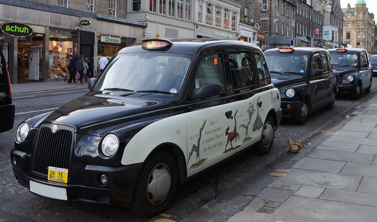 イギリスのタクシーのイメージ