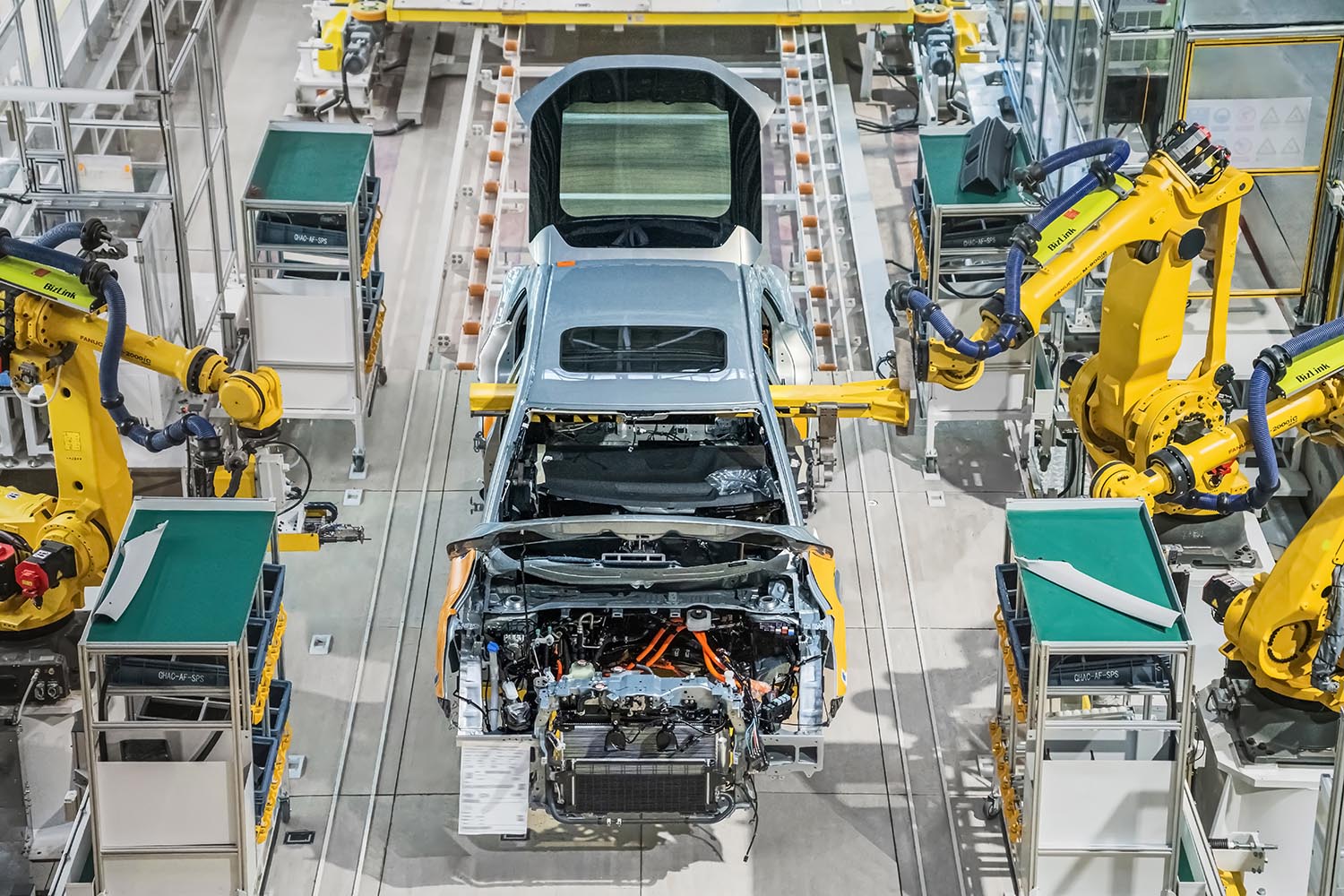 ホンダの中国工場の生産ライン