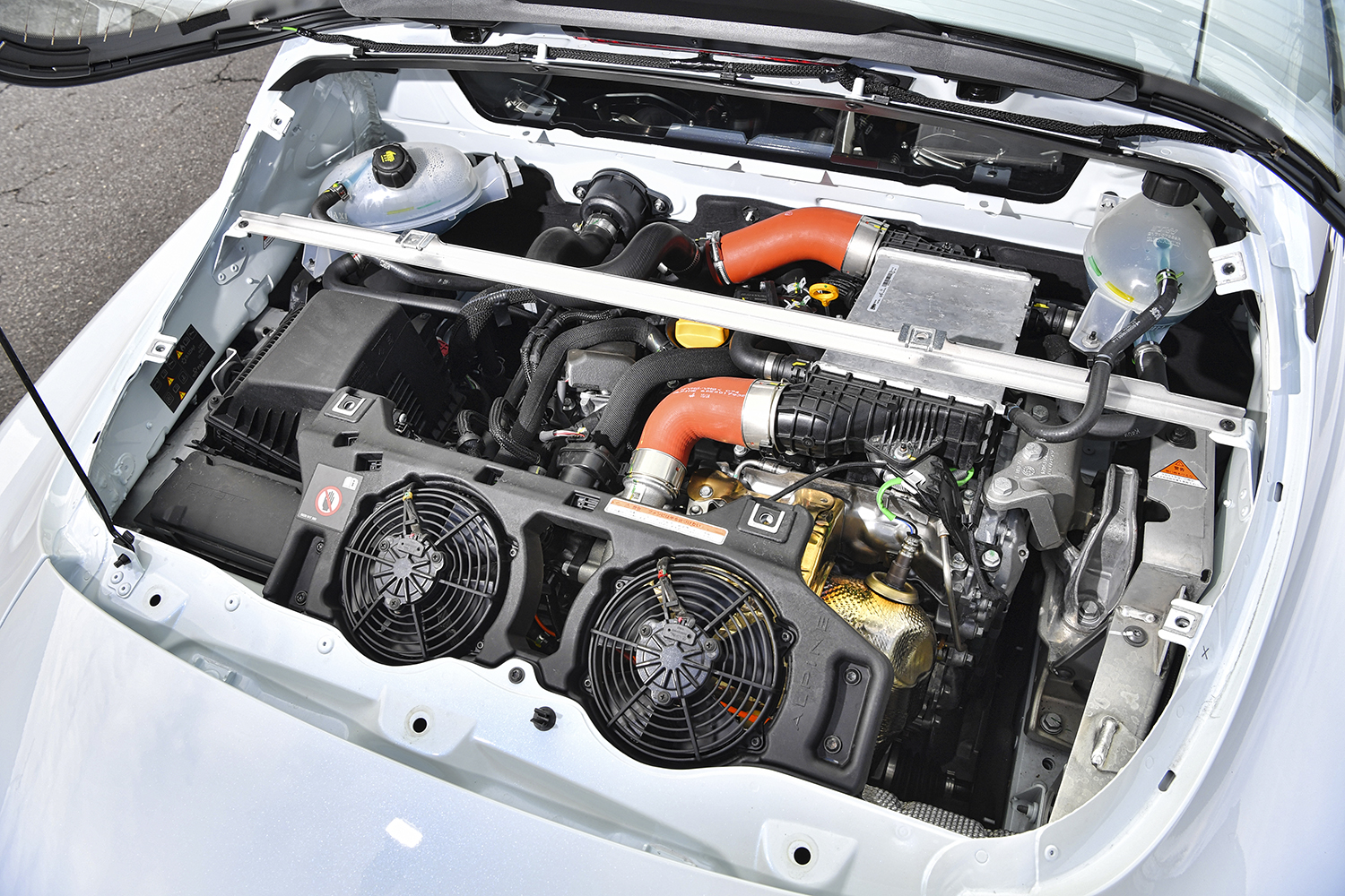 アルピーヌA110アニバーサリーのエンジン 〜 画像62