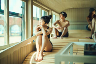 木製すのこの椅子で富士山を見ながら整いたい