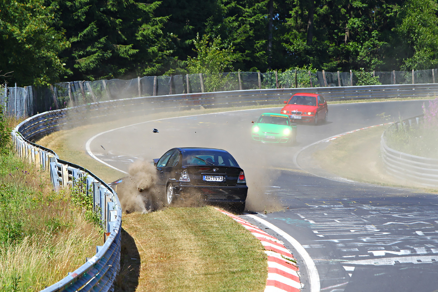ニュルブルクリンク北コースでの事故