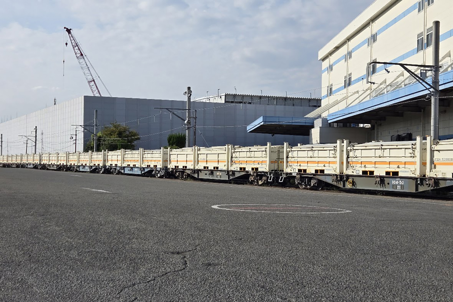 JR梶が谷駅のコンテナ貨物ターミナル