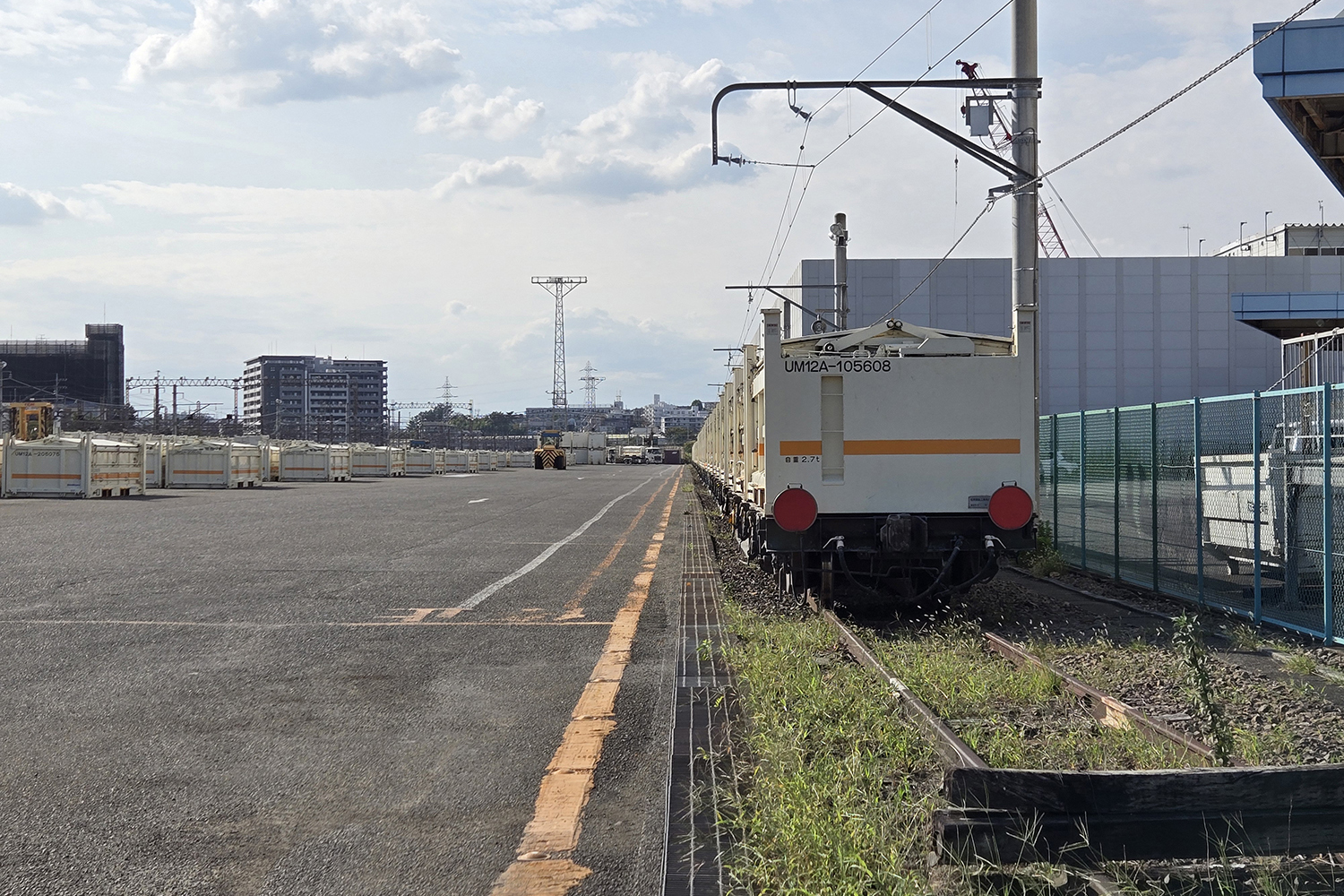 JR梶が谷駅のコンテナ貨物ターミナル