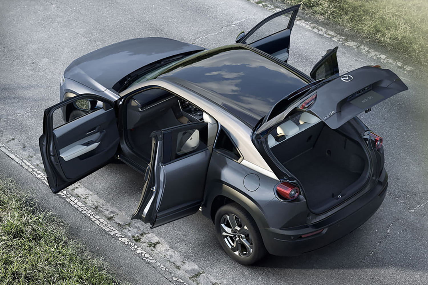 マツダMX-30のリヤスタイリング