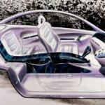 【画像】バイ・ワイヤ化もデジタルドアミラーもワイドディスプレイも30年前に想定済み！　コンセプトカーの「F200」をみたらメルセデス・ベンツの先見性がヤバかった 〜 画像11