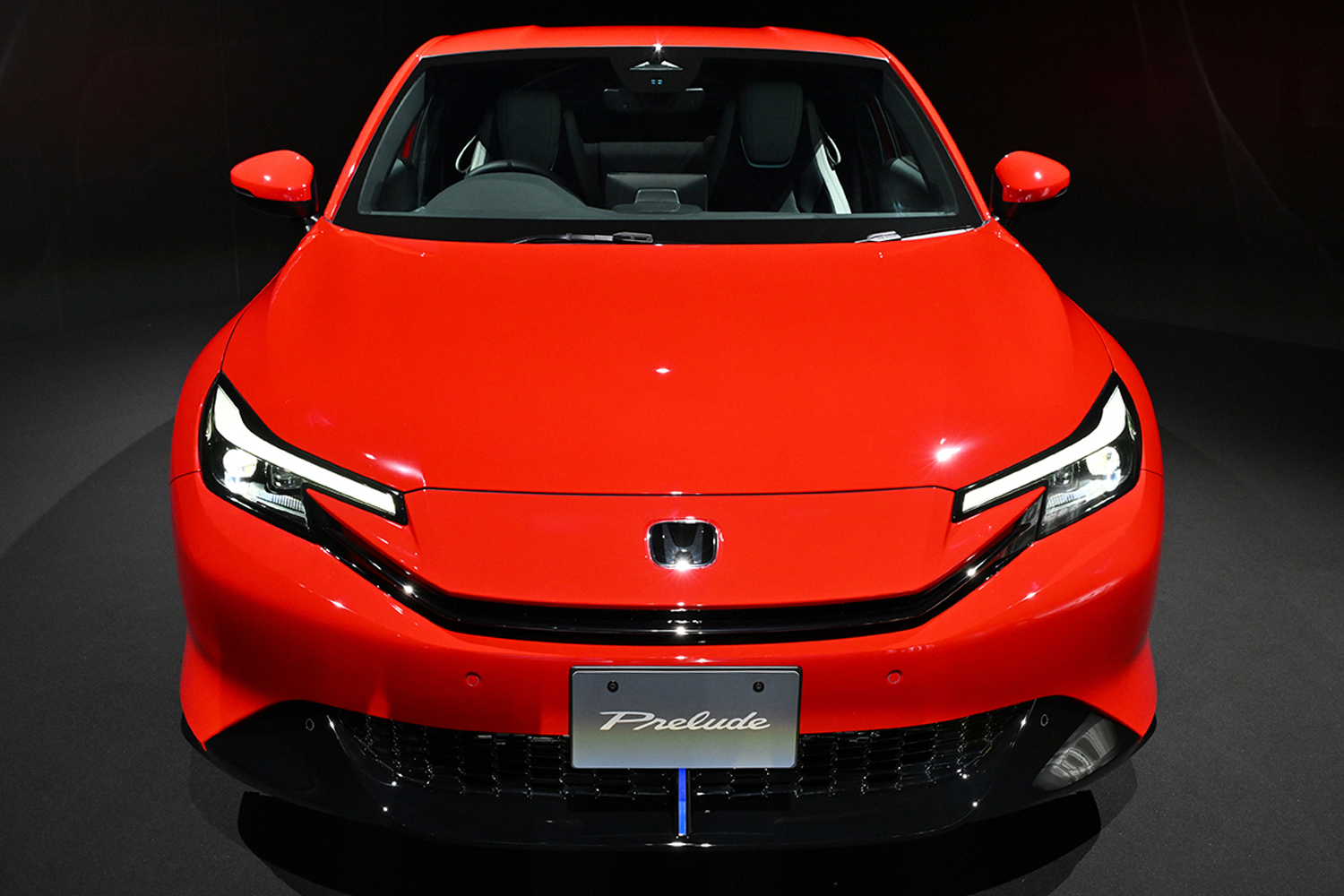 ホンダ・プレリュードの真正面フロントスタイリング