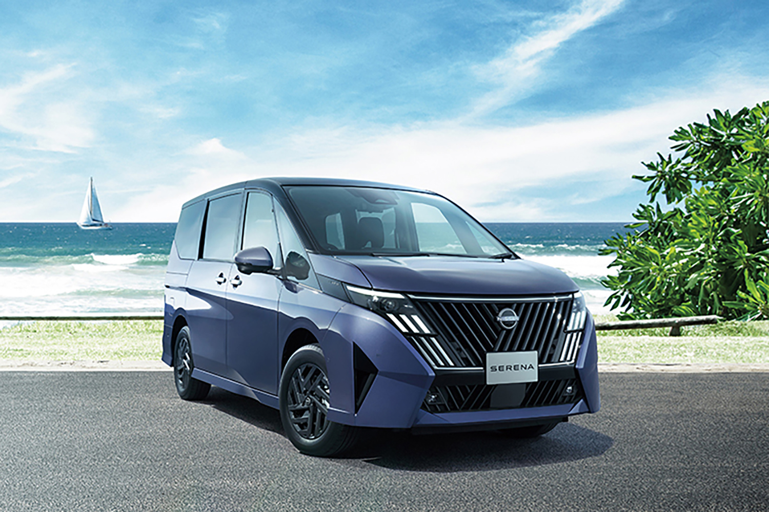 日産セレナ・ハイウェイスターVのフロントスタイリング