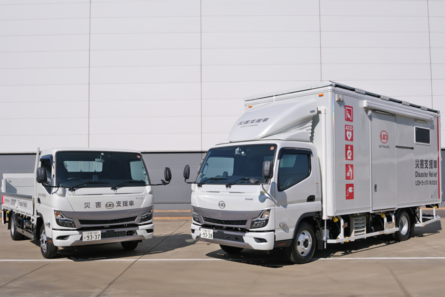 UDトラックスの災害支援車両