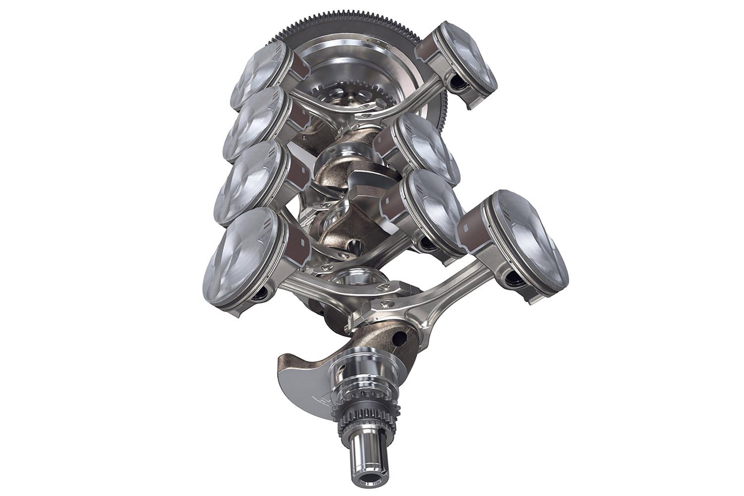 V8エンジンの内部構造