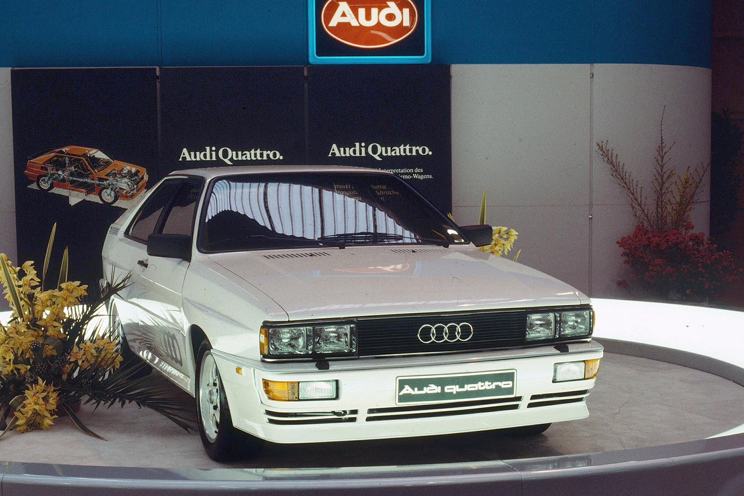 アウディ・クワトロのフロントスタイリング