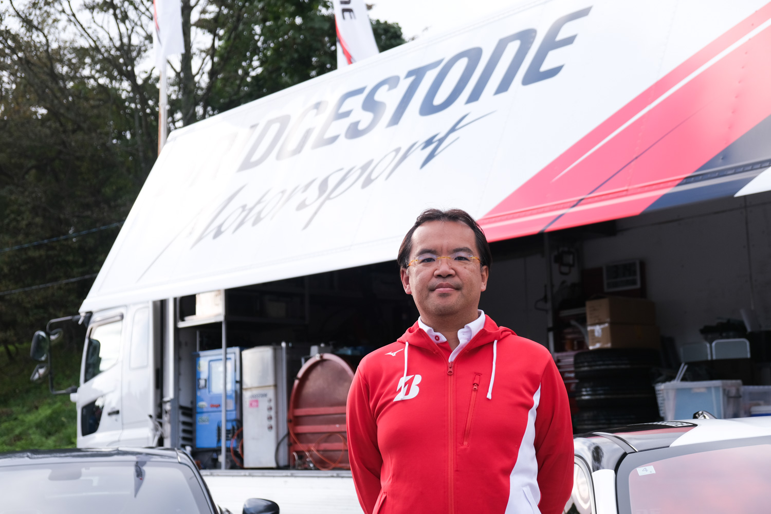 ブリヂストンのイベント・モータースポーツ推進課である武田洋平氏