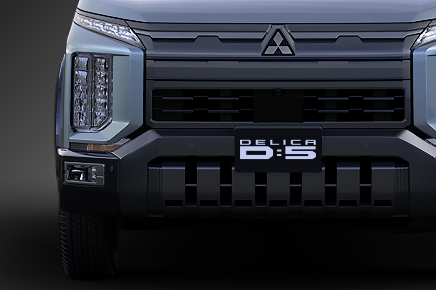 改良型デリカD:5のフロントマスク