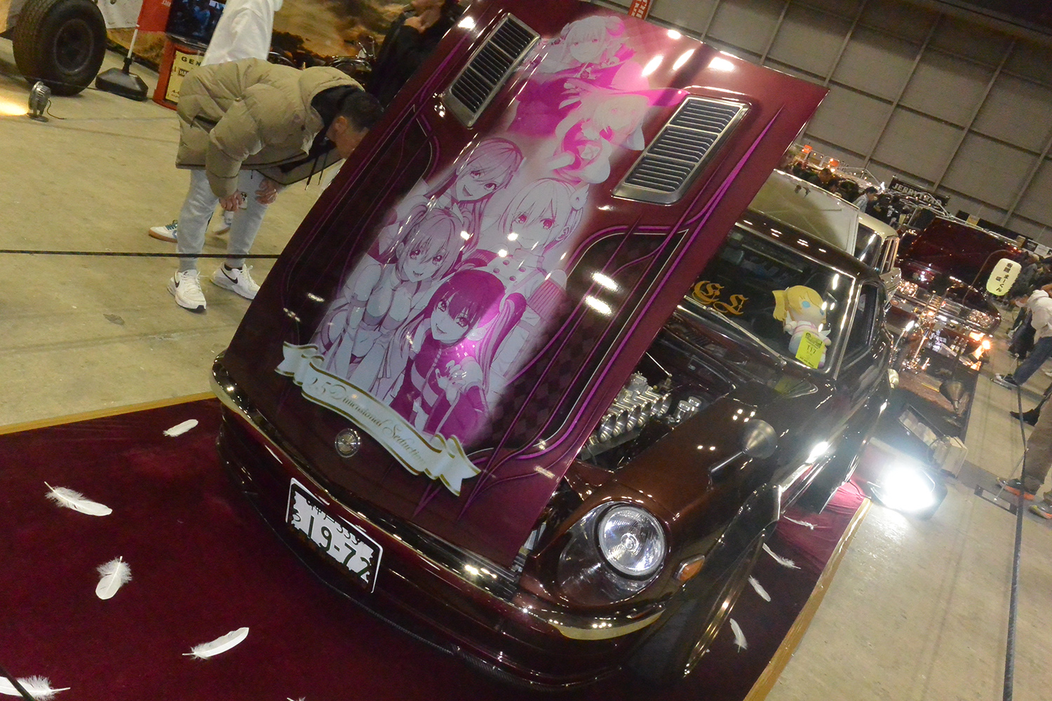 フェアレディZ チェリーボーイ殿下のボンネット