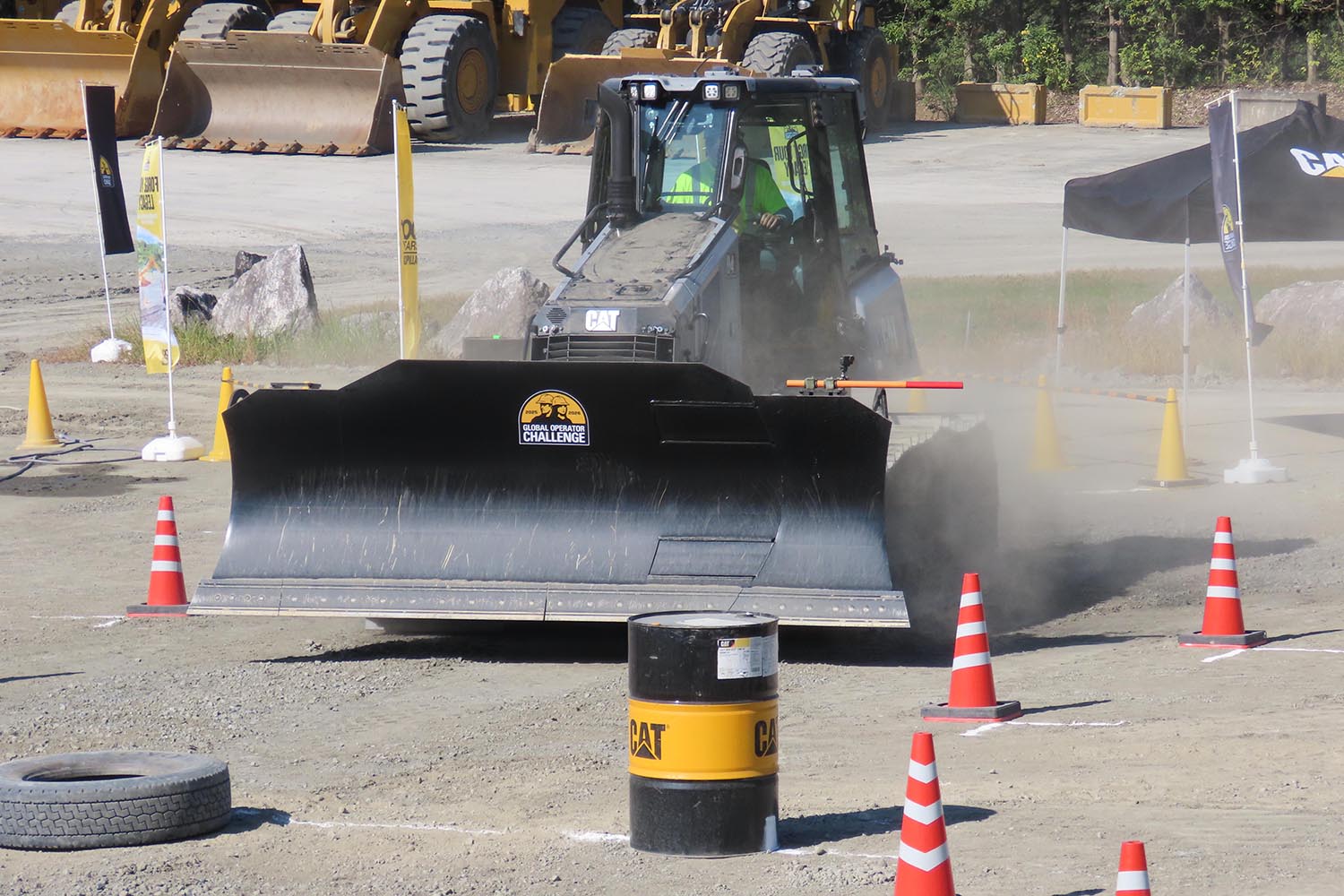 Cat D4を使用したブルドーザー競技 〜 画像8