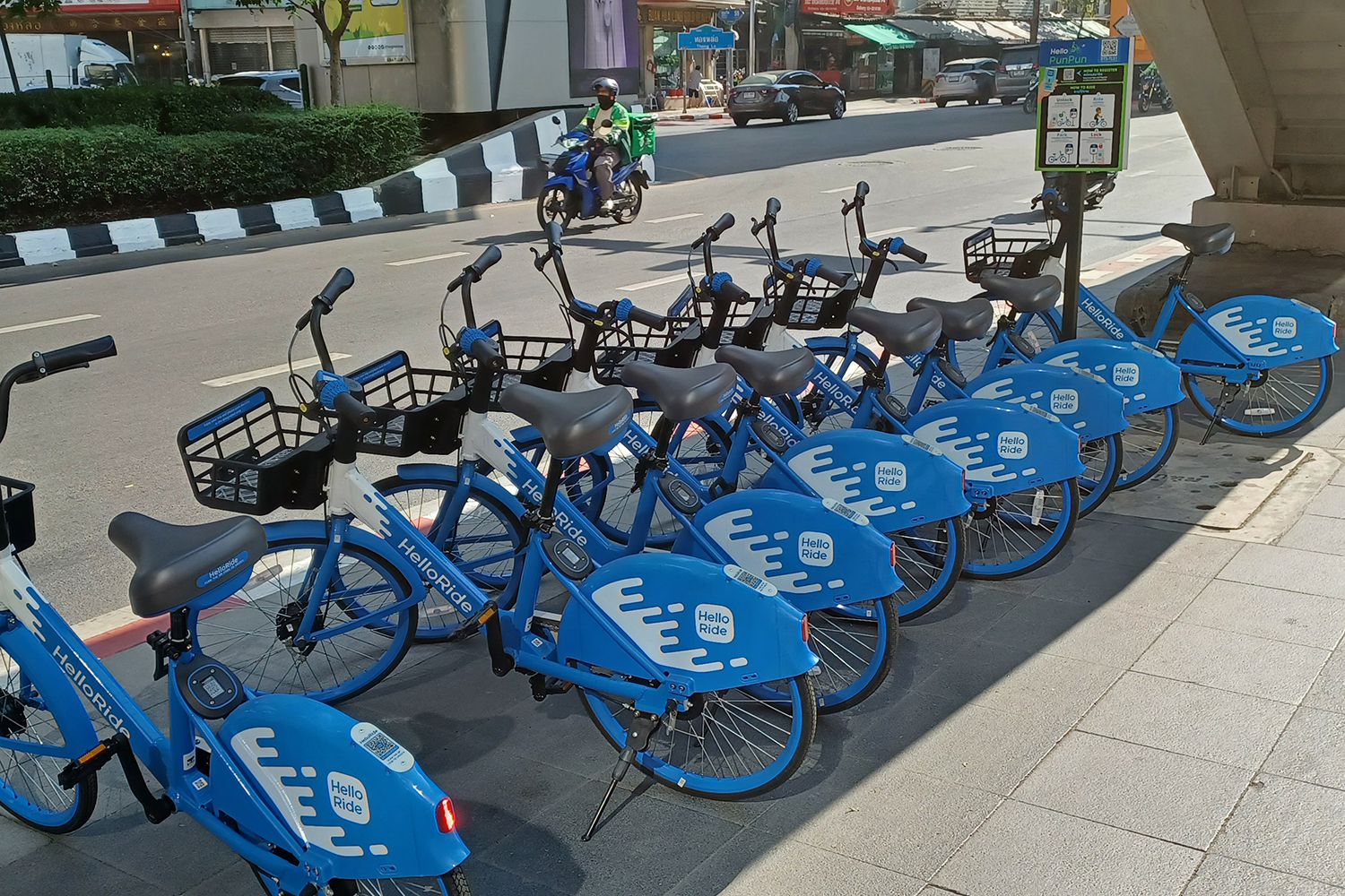 バンコクのレンタサイクルステーション