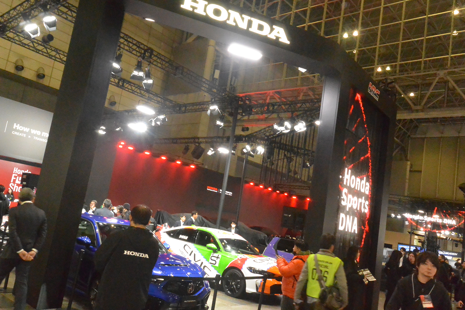 東京オートサロン2026のホンダブースの様子