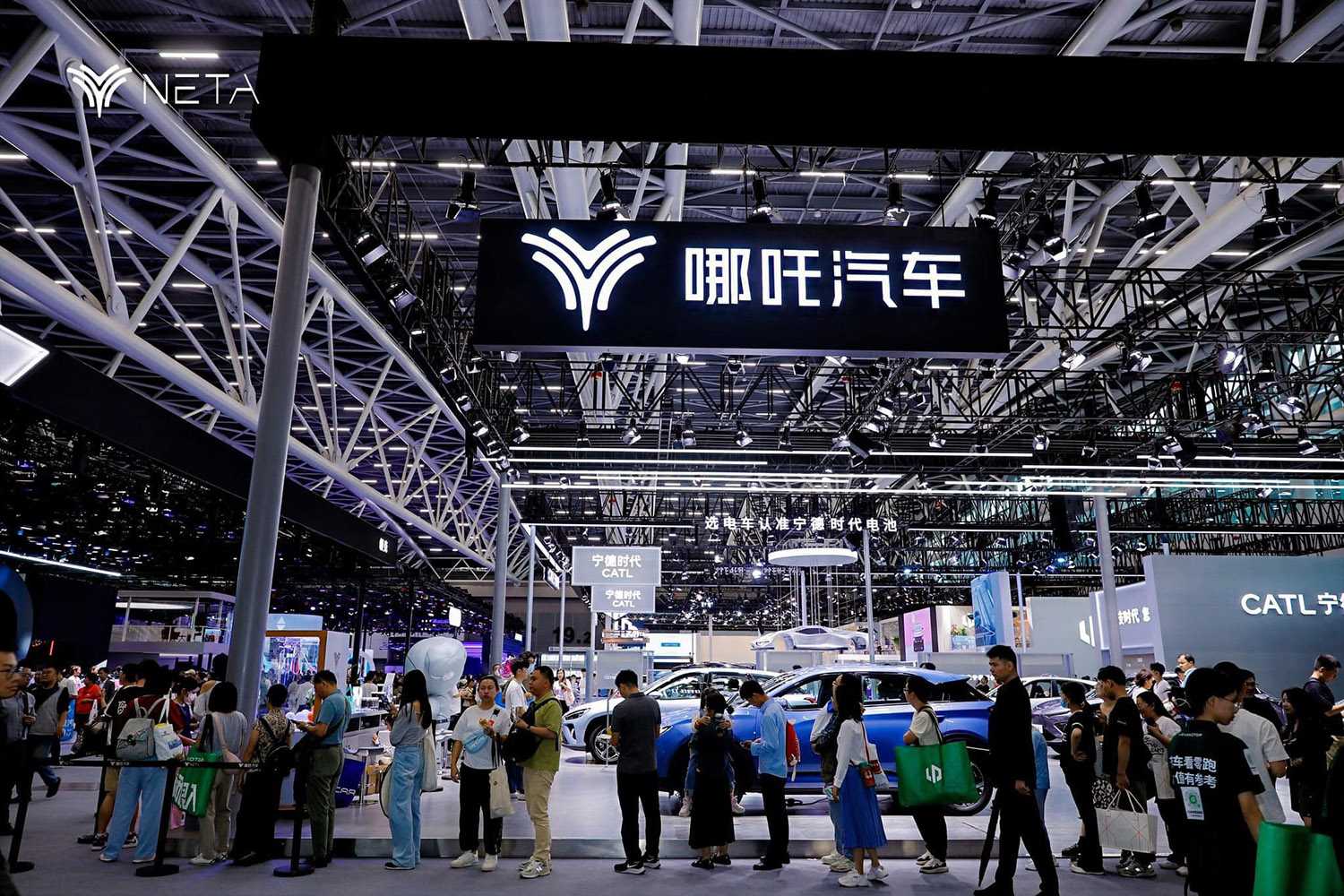 中国系EVブランドの出展イメージ