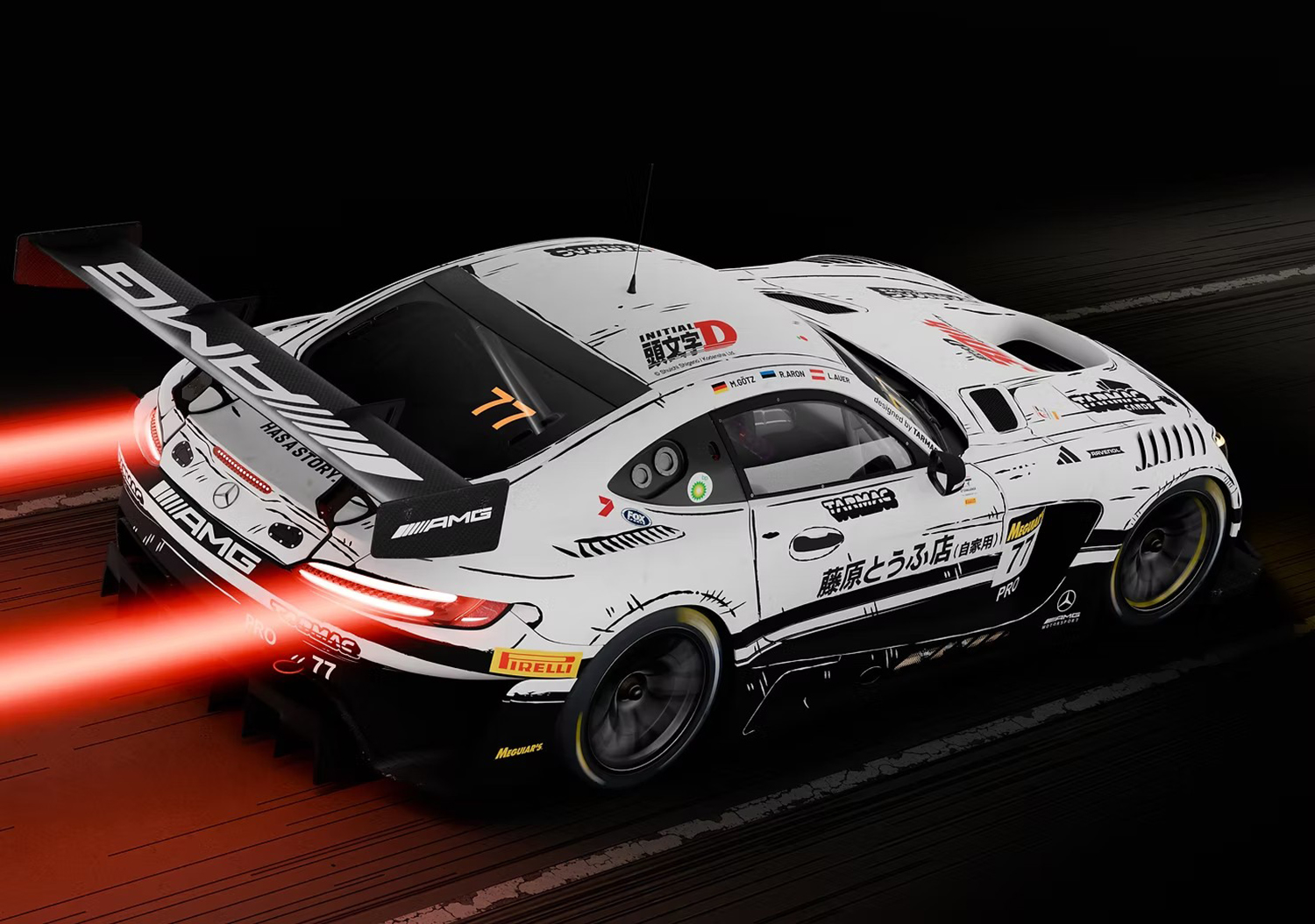 クラフトバンブーレーシングのAMG GT3