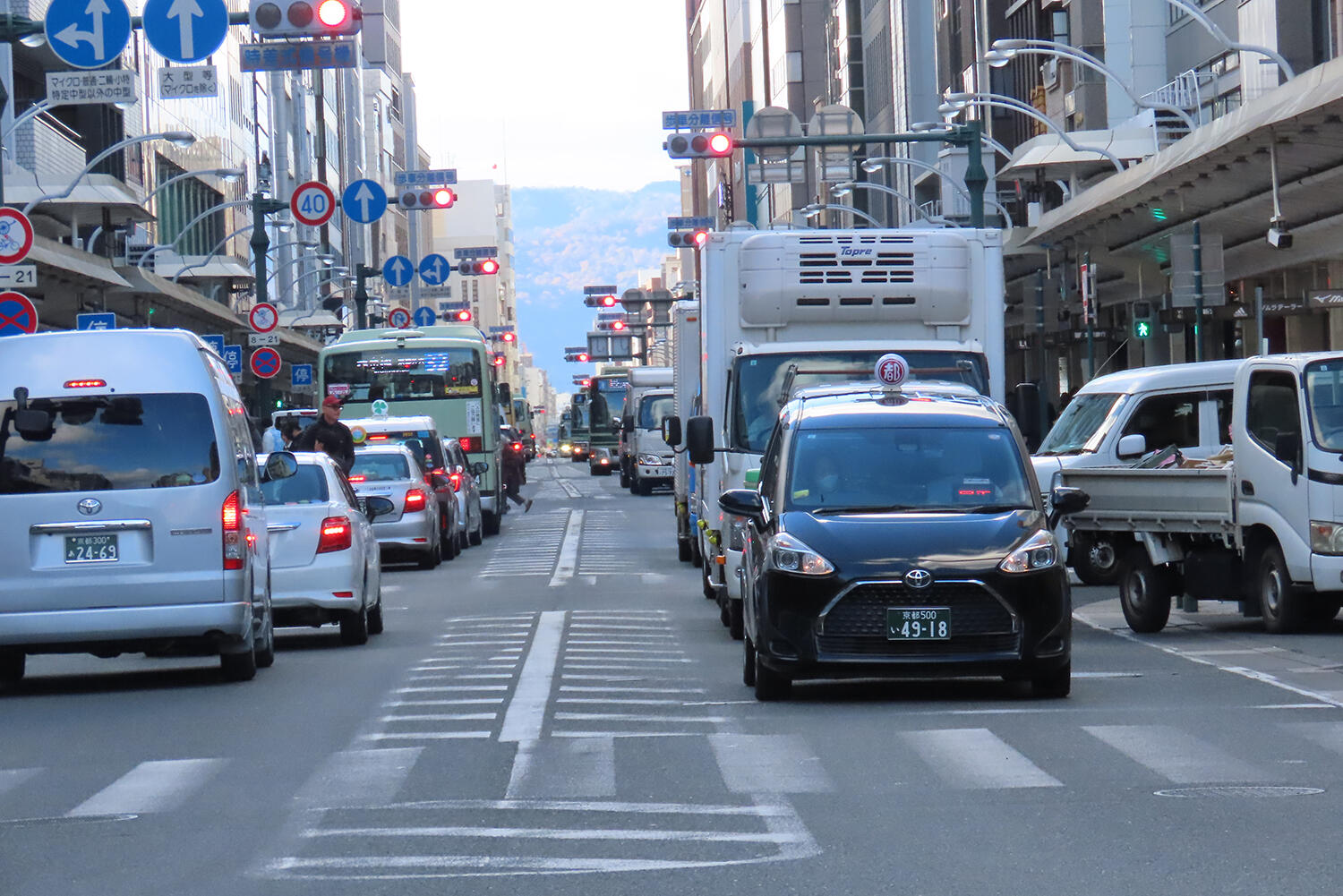 神戸の市街地の様子