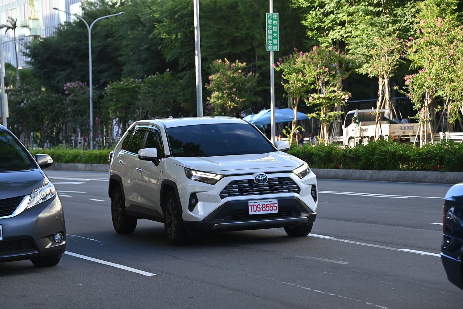 台北の市街地の様子