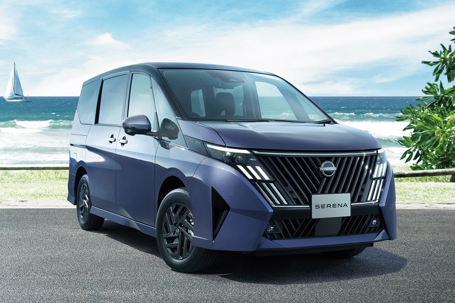 日産セレナ・ハイウェイスターVのフロントスタイリング